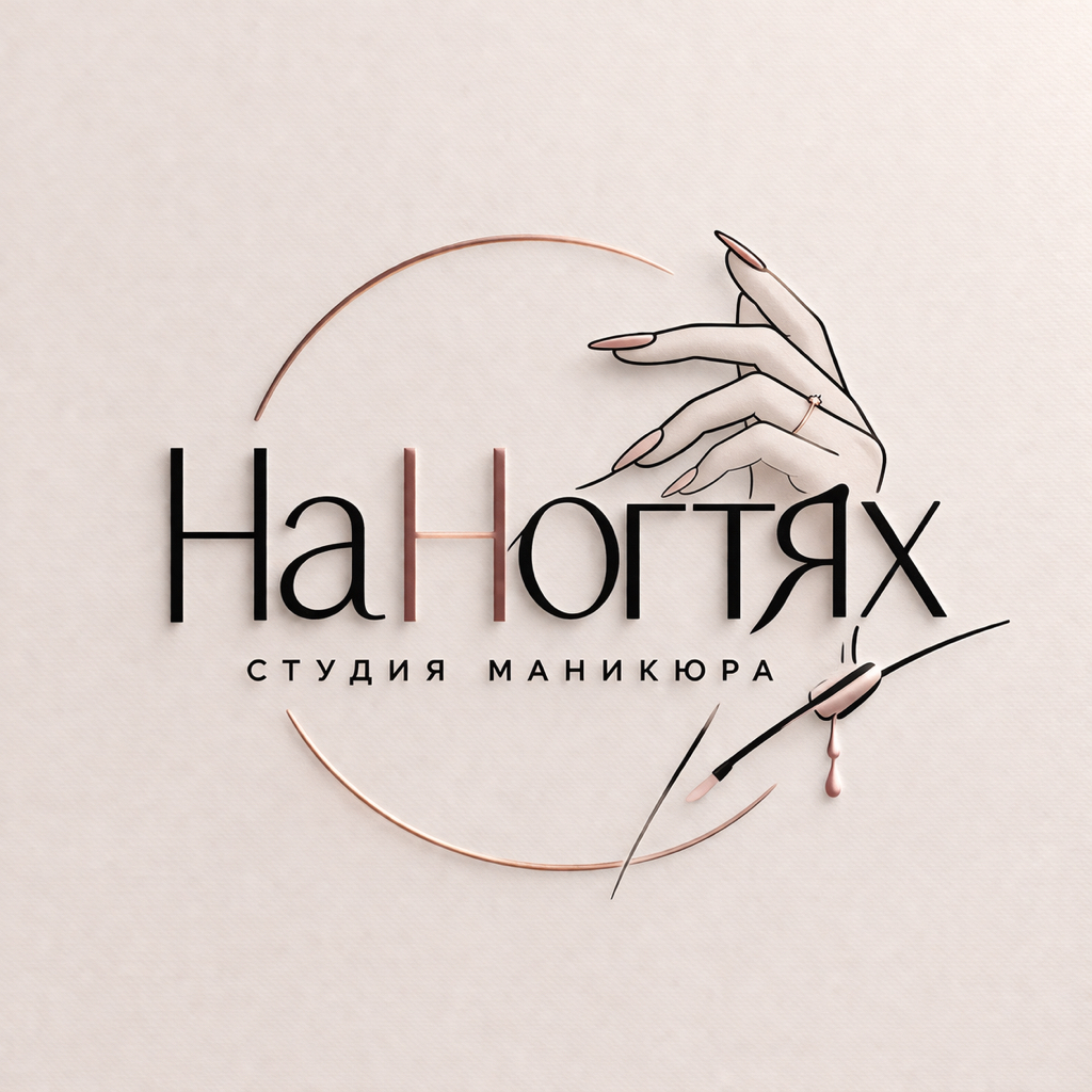 На ногтях